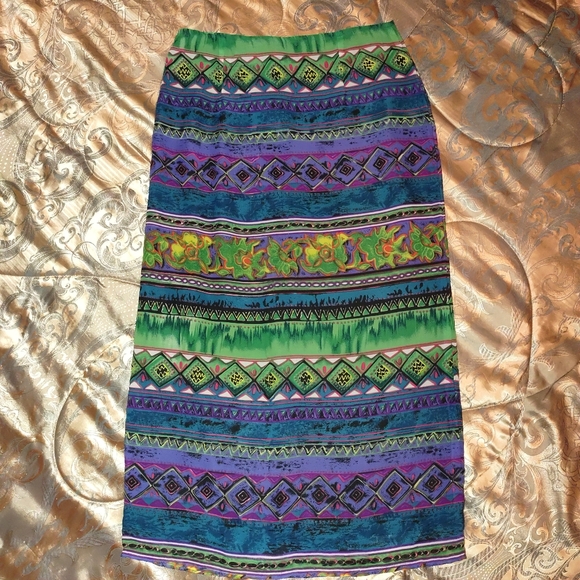 Erika Brooke Maxi Skirt L - Picture 5 of 5